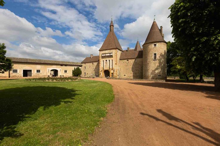 Château de Corcelles dans le Beaujolais