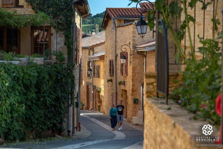 Oingt village des Pierres Dorées dans le Beaujolais