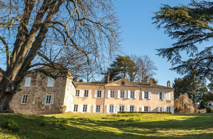 Château de Poncié dans le Beaujolais