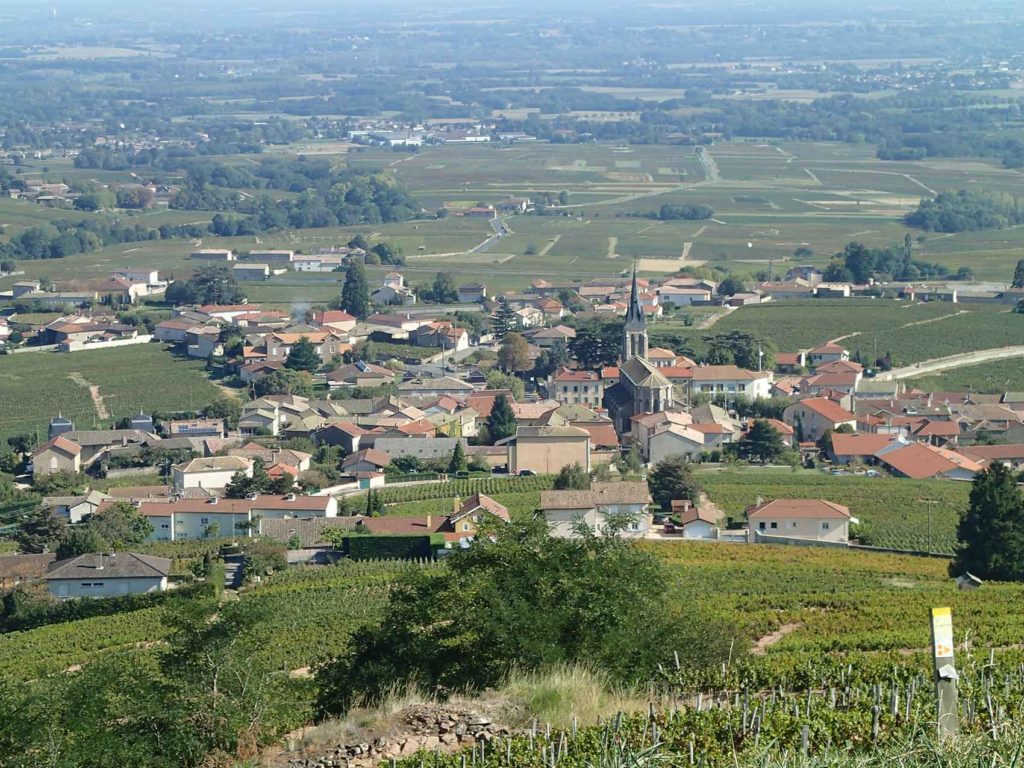Village de Fleurie dans le Beaujolais